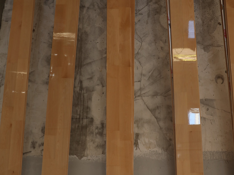 取外し可能なバスケットボール場用楓木スポーツ実木地板