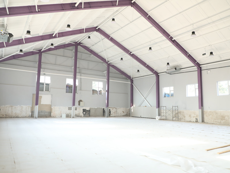 バスケットボール館用の木質フローリング