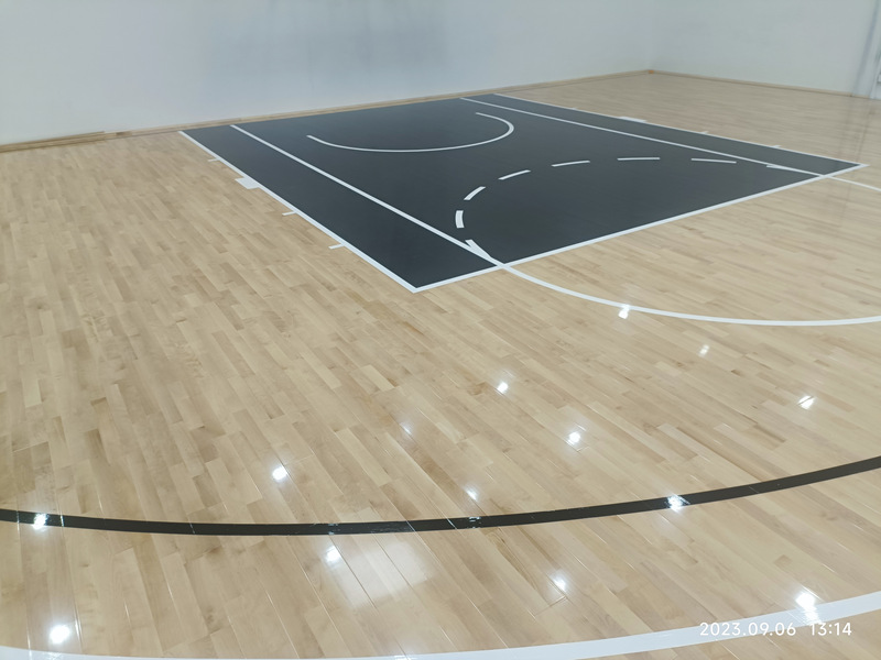 専門バスケットボールの試合場の床 専門バスケットボールの試合場の床