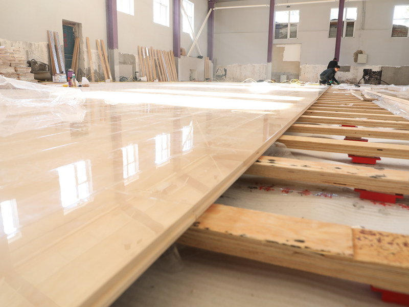 室内バスケットボール場地工事 室内バスケットボール場地工事