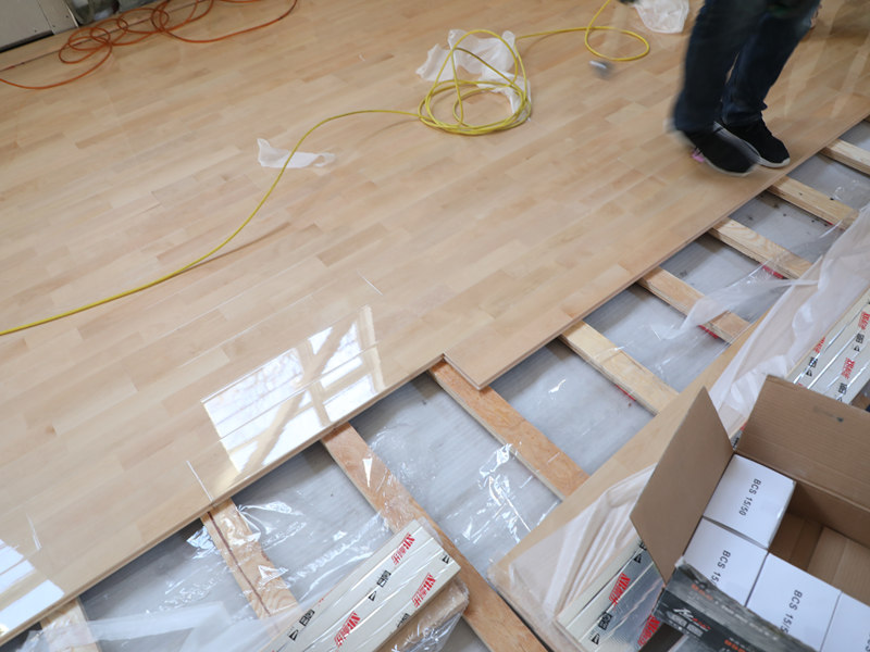 室内バスケットボール場の施工会社 室内バスケットボール場の施工会社