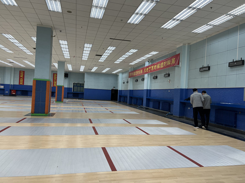 バスケットボール場の二層の骨組み運動木地床の厚さ