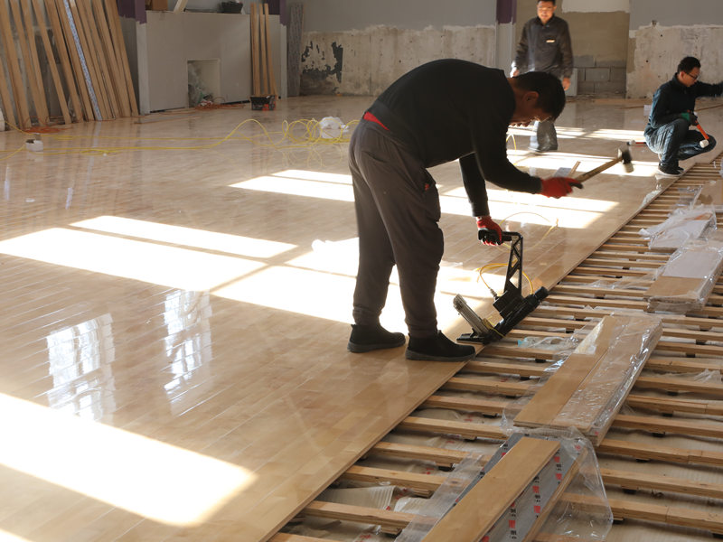 バスケットボール場の二層の骨組みスポーツ木地張りの造価